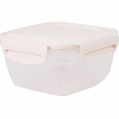 Pojemnik kwadratowy Magnolia 1,5 l beż