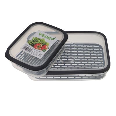 Pojemnik z ociekaczem Pierro VEGE 1,65l popiel