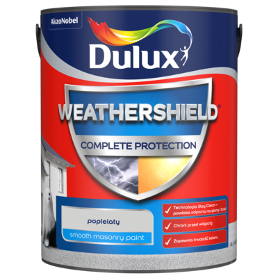 Farba elewacyjna WEATHERSHIELD COMPLETE popielaty 5 l Dulux
