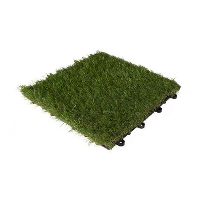 Podest sztuczna trawa 30 x 30 cm zielony 6 sztuk