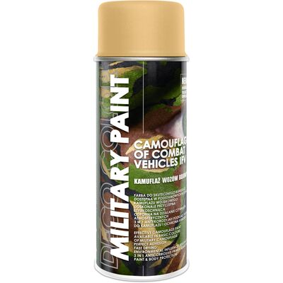 Farba do kamuflażu Military Paint Ral 1001 sand khaki 0,4 l DECO COLOR