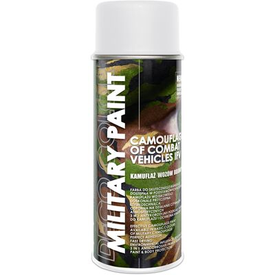 Farba do kamuflażu Military Paint Ral 9010 flat white 0,4 l DECO COLOR