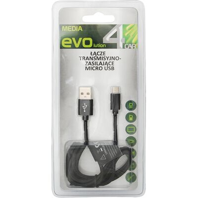 Łącze transmisyjno-zasilające z oplotem Micro USB 4CAR