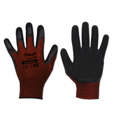 Rękawice ochronne FLASH GRIP RED lateks, rozmiar 11