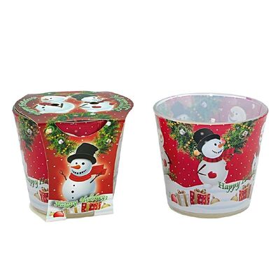 Świeca zapachowa w szkle Happy Holidays wanilia