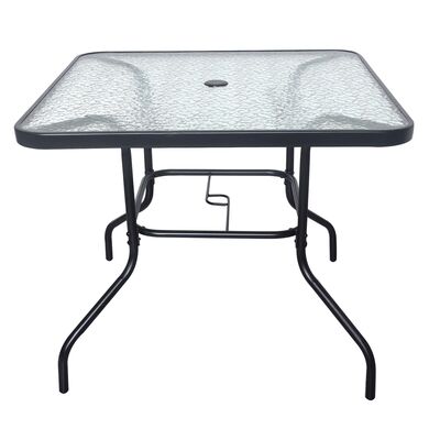 Stół ENDO stalowy kwadrat fala wodna 90 x 90 cm