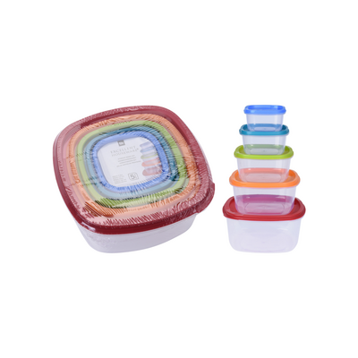 Zestaw pojemników Excellent Houseware 5 sztuk