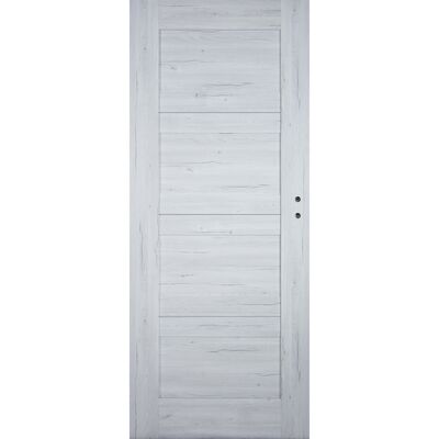 Skrzydło drzwiowe SYRIUSZ silver pełne 80L