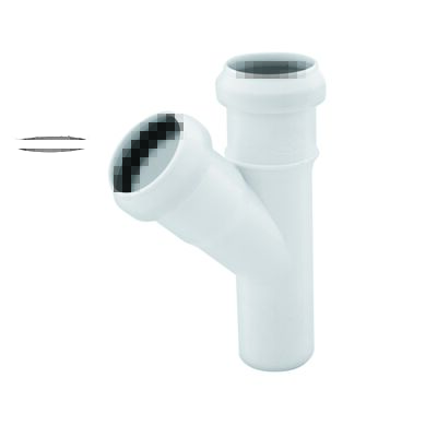 Trójnik kanalizacyjny Ø40 x 40 x 45