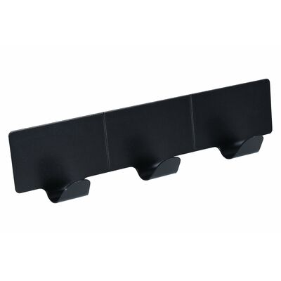 Listwa samoprzylepna TRENDY 3-haki 1 szt. czarny