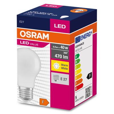 Żarówka LED VALUE CLASSIC A E27 5,5W/827 ciepła OSRAM
