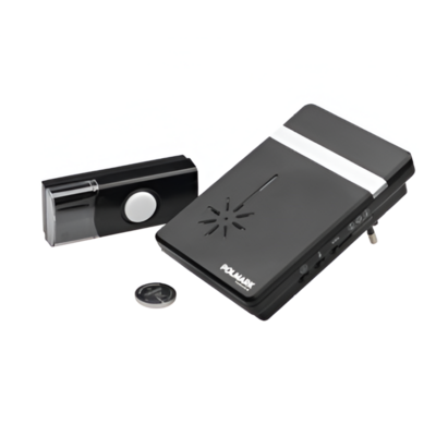 Dzwonek bezprzewodowy, AC 300 m 36 melodii, kolor czarny