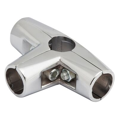 Złącze trzyramienne Ø25 chrom
