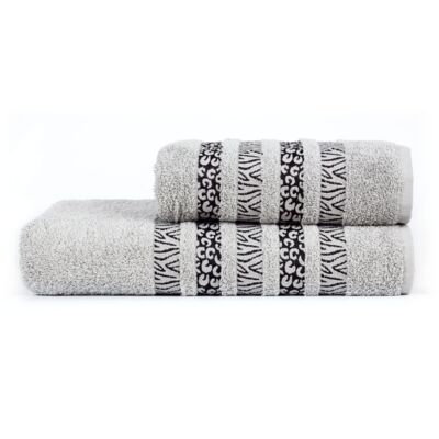 Ręcznik kąpielowy, bawełniany 50 x 100, jasny szary