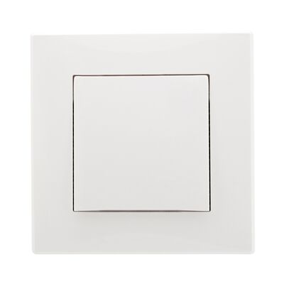 Łącznik pojedynczy Milano biały