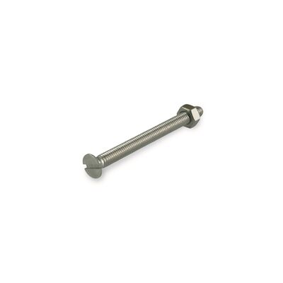 Śruba metryczna M4 x 30 mm, łeb płaski A2
