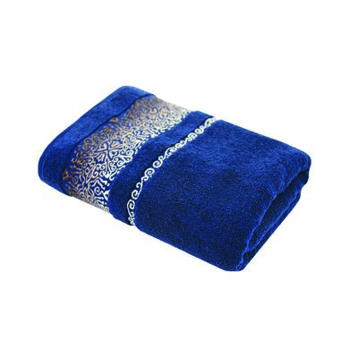 Ręcznik łazienkowy Arabesca 90 x 50 Granat bawełna TEXPOL