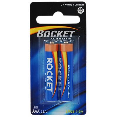 Baterie LR03 ALKALINE blister 2 sztuki ROCKET