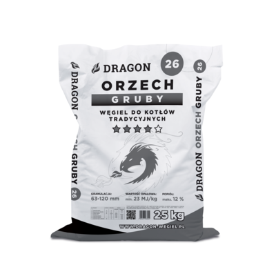 Dragon Węgiel ORZECH GRUBY 25 kg