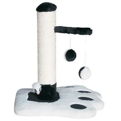 Drapak dla kota 34 x 34 x 40 cm biało-czarny happet