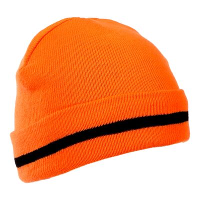 LAHTI PRO Czapka akrylowe z ociepliną pomarańczowa