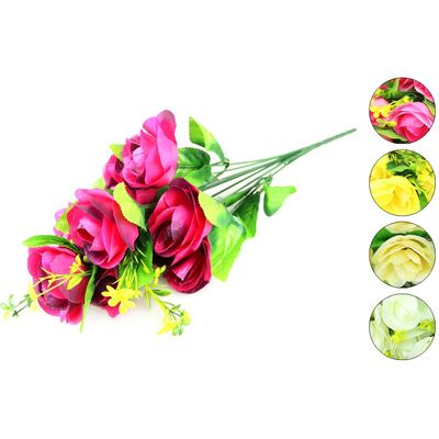 Róża bukiet 9 główek