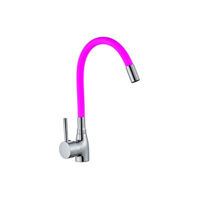 Bateria jednouchwytowa zlewozmywakowa LAVO różowa