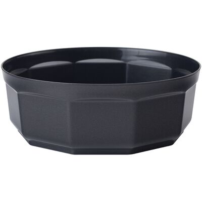 Miska 17 OŚMIOKĄTNA grafitowy metaliczny