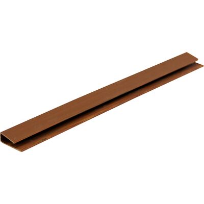 Listwa U ciemny dąb 3 mb