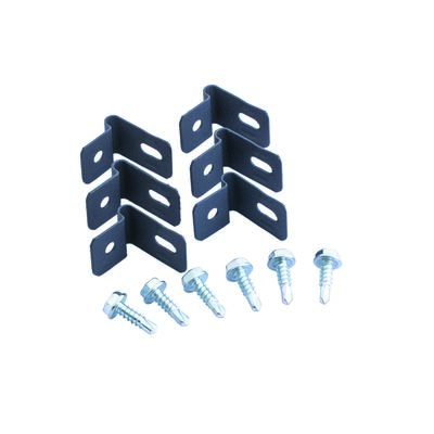 Klips montażowy avoclip ocynk antracyt struktura 6 sztuk Polbram