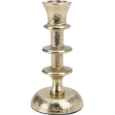 Świecznik 13 x 6 cm złoty