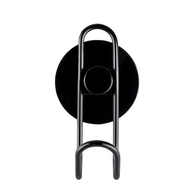 Wieszak ścienny pojedynczy czarny AWD Interior