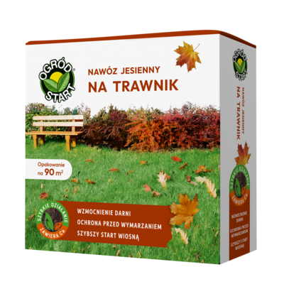 Nawóz na trawnik jesienny karton 3 kg Ogród Start