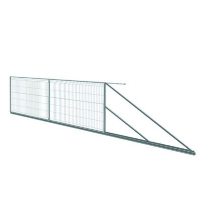 Brama przesuwna 3D 4 m prawa