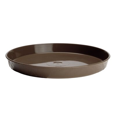 Podstawka drewnopodobna 22 cm brąz