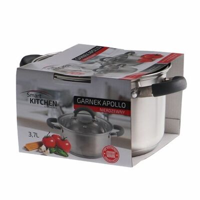 Garnek Apollo 18 cm 2,7 l szary