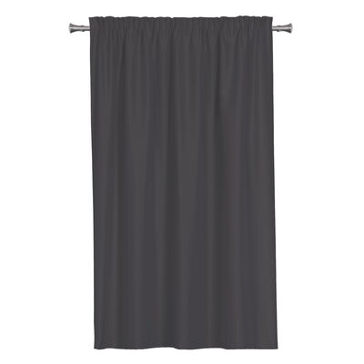 Zasłona z taśmą OXFORD 140 x 160 cm ciemnoszary