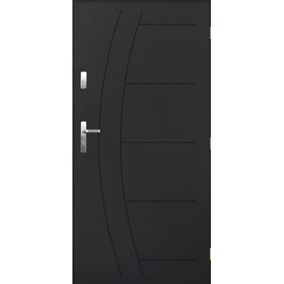 Drzwi zewnętrzne EFEZ antracyt 90 prawe