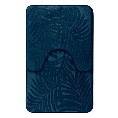 Komplet dywaników łazienkowych FLORYDA 2 sztuki granatowy