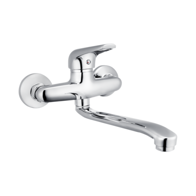 AQUA Bateria zlewozmywakowa ścienna 35 mm chrom