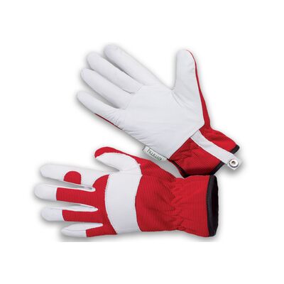 Rękawice ogrodowe Country czerwono-białe rozmiar 9