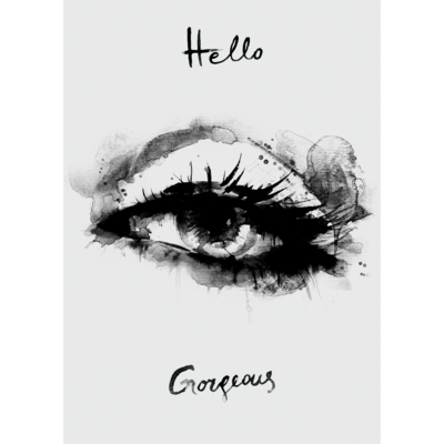 Plakat 50 x 70 cm Hello Oko