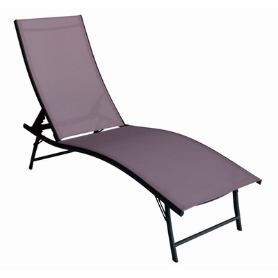 Leżanka 182 x 55 cm lawendowa