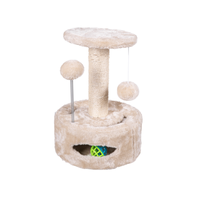 Drapak dla kota 25 x 25 x 35.5 cm beżowy