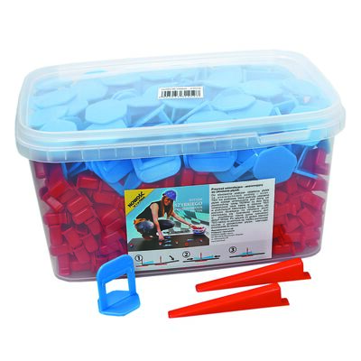 System poziomowania płytek klin zestaw TEO 100 sztuk