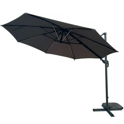 Parasol boczny 350 czekolada