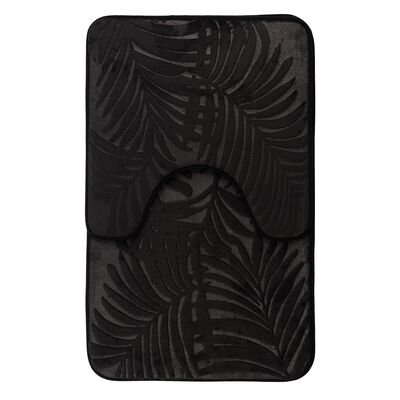 Komplet dywaników łazienkowych FLORYDA 2 sztuki czarny