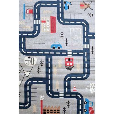 Dywan dziecięcy wielokolorowy 80 x 150 cm 4039