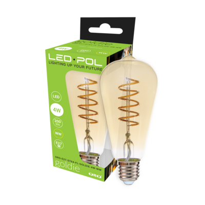 Żarówka Filament LED ORO-E27-ST64-FL-GOLDIE-4W-WW