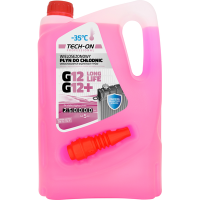 Płyn do chłodnic G12/G12+ 4l TECH-ON
